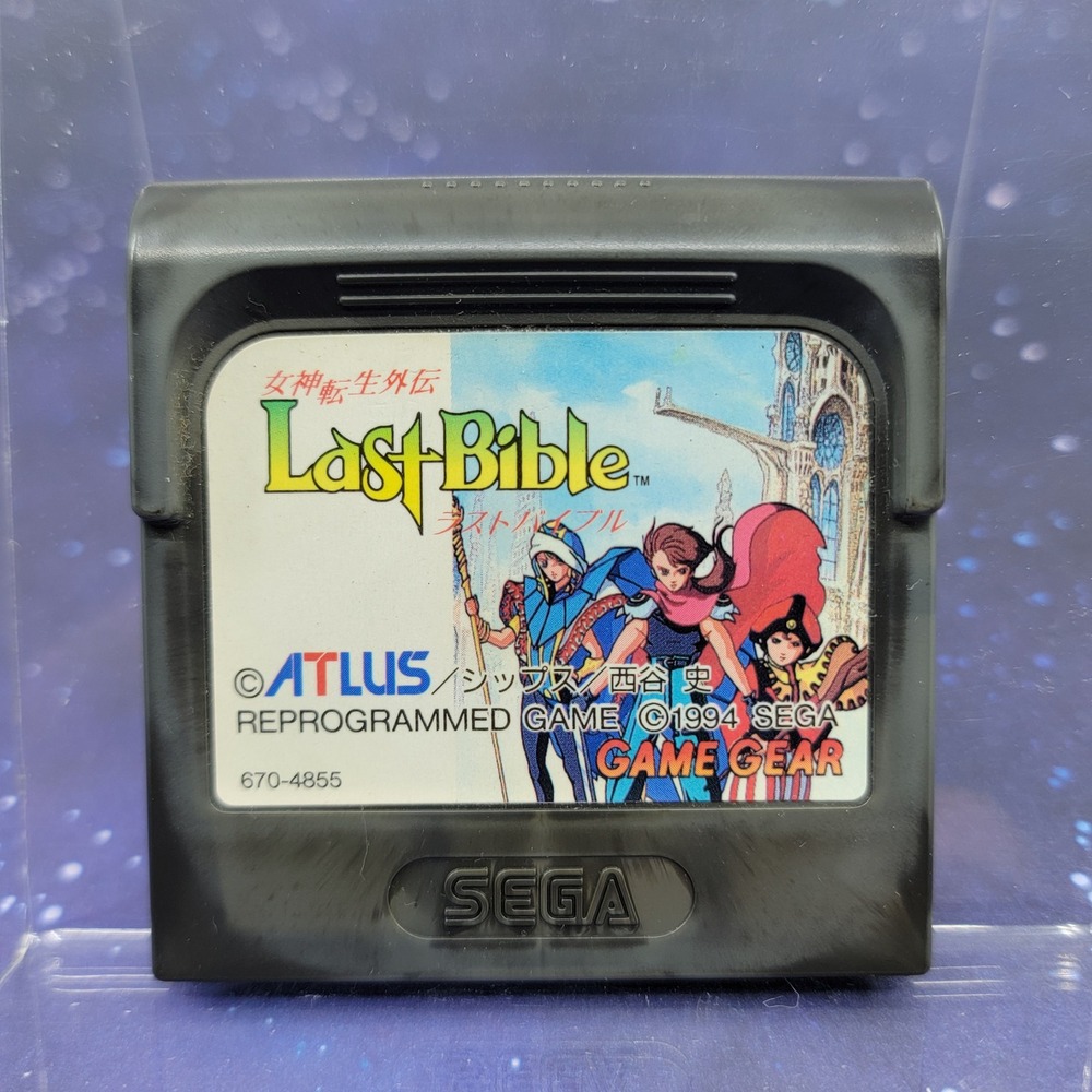 Atlus Last Bible Megami Tensei Gaiden Sega Game Gear Japan Import Cartridge 1994
